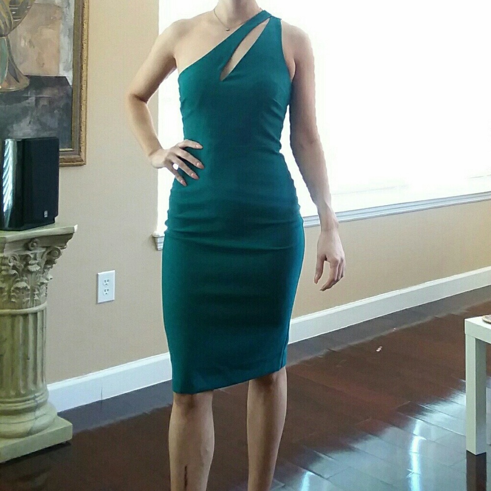 LIKELY cocktail dress one should blue green